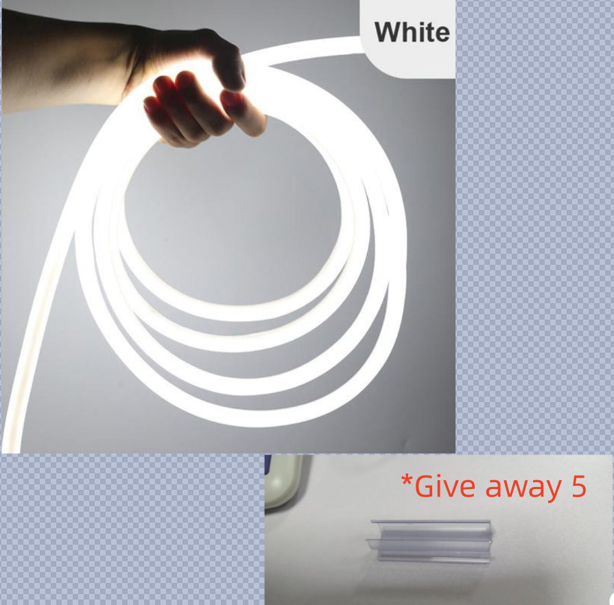 LED Round Light Strip Luminous Flexible Neon Light Decoration Waterproof