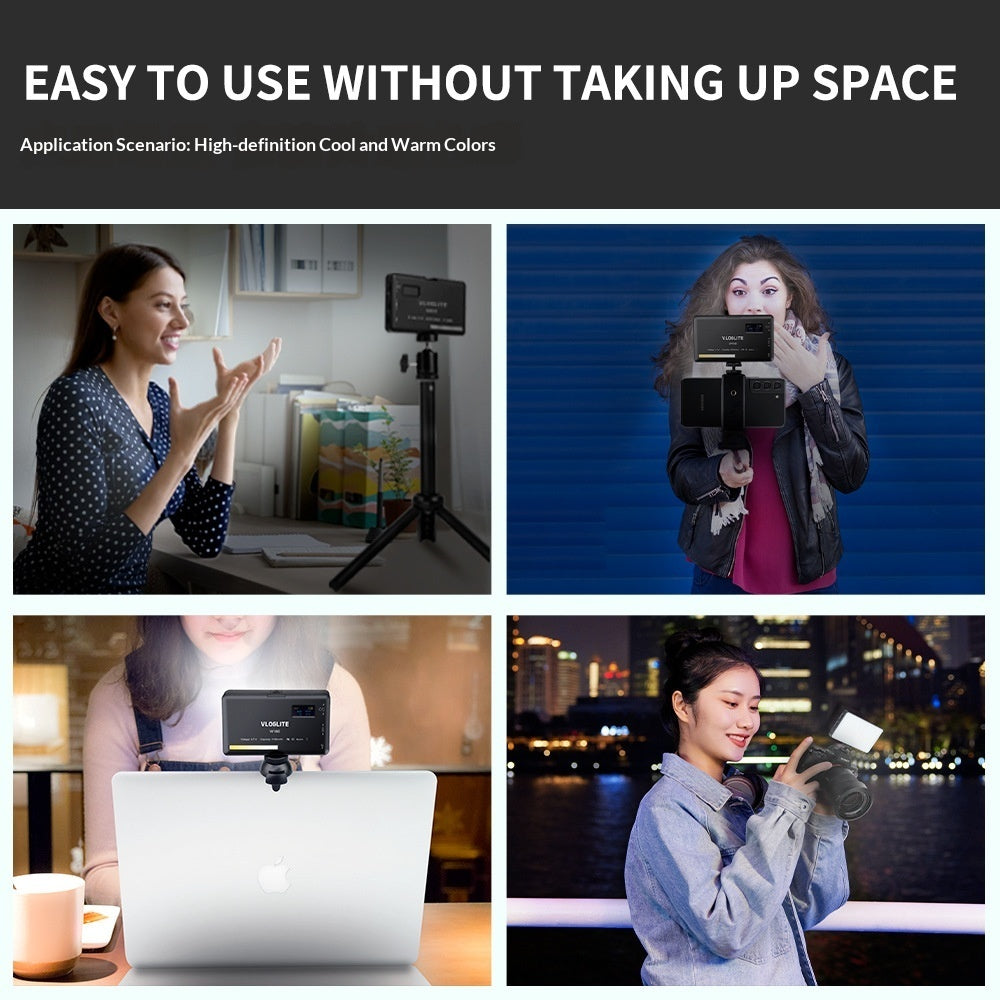 RGB Color Live-streaming LED Fill Light For Photography