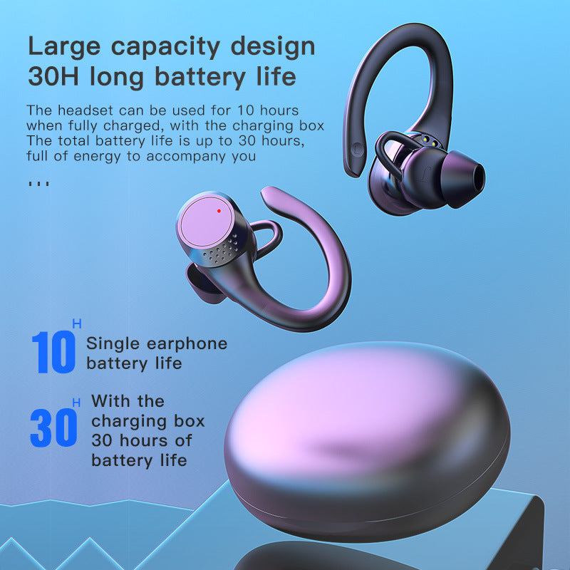 Bluetooth Sports Wireless Noise-canceling Earbuds With Deep Bass