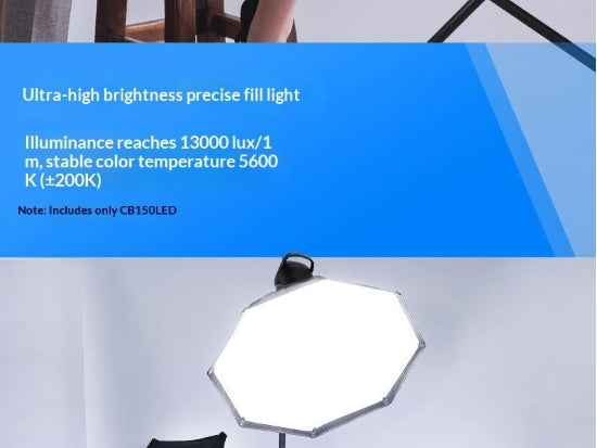 Studio LED Fill Light For Live Streaming Complete With A Softbox Bracket And Spotlights
