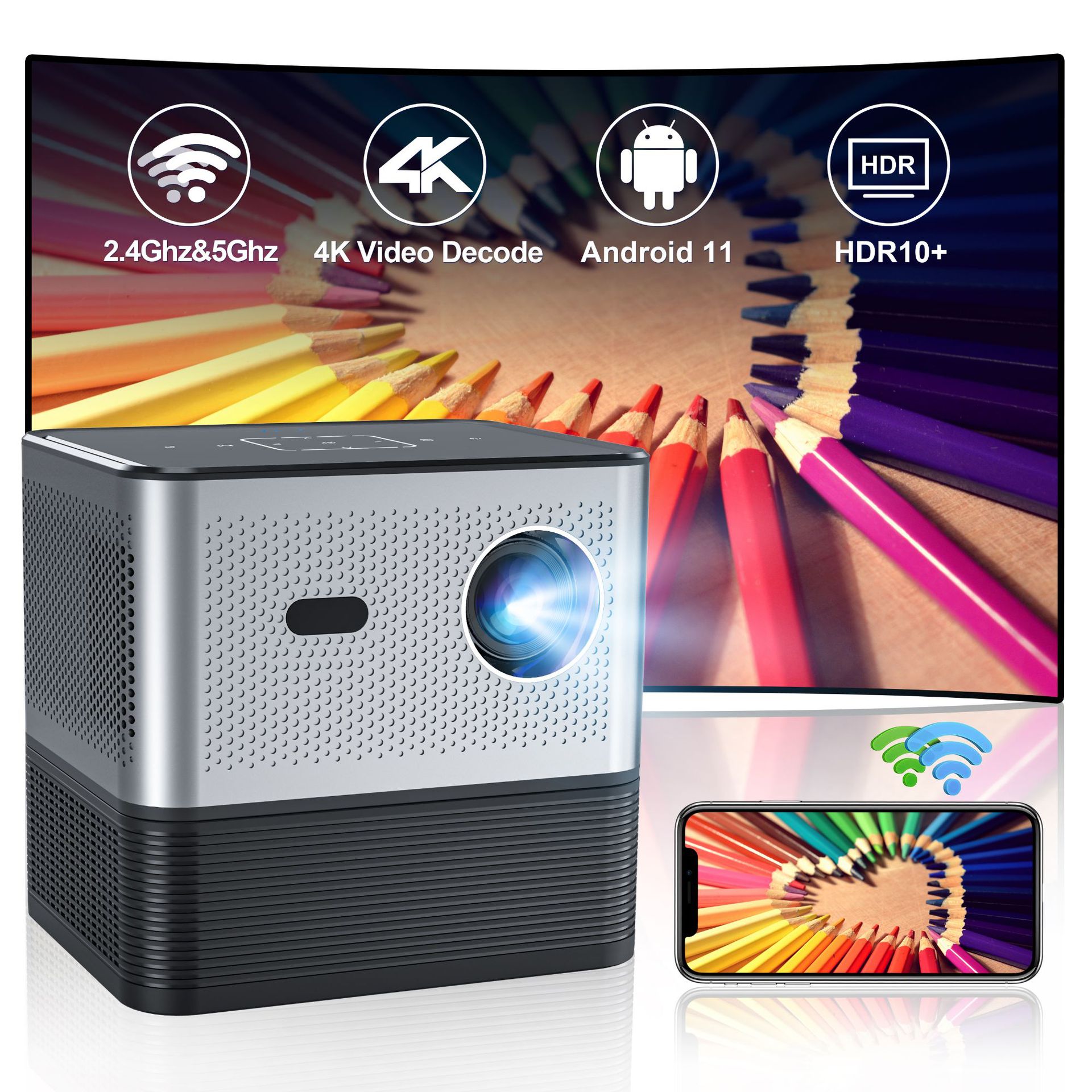 Projector Mini Office Culture Home Living Room Bedroom