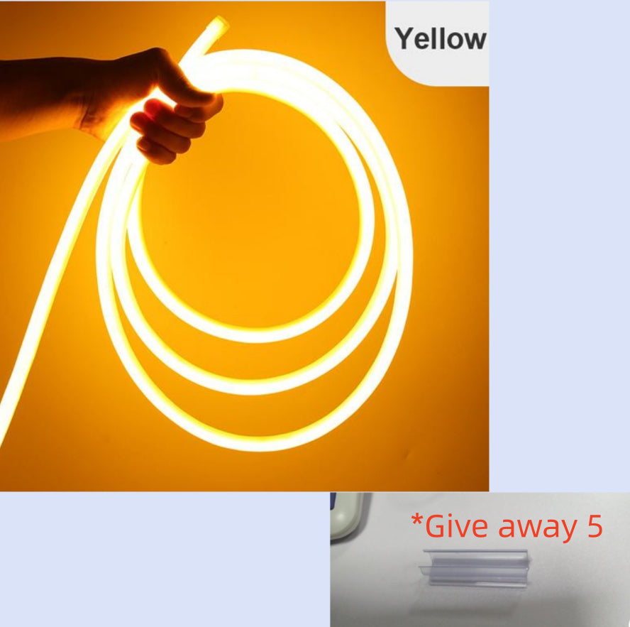 LED Round Light Strip Luminous Flexible Neon Light Decoration Waterproof