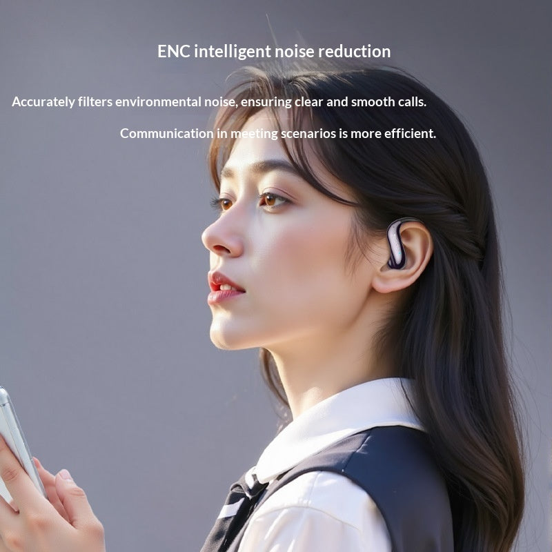 Long-lasting Over-ear Noise-canceling Wireless Bluetooth Earbuds