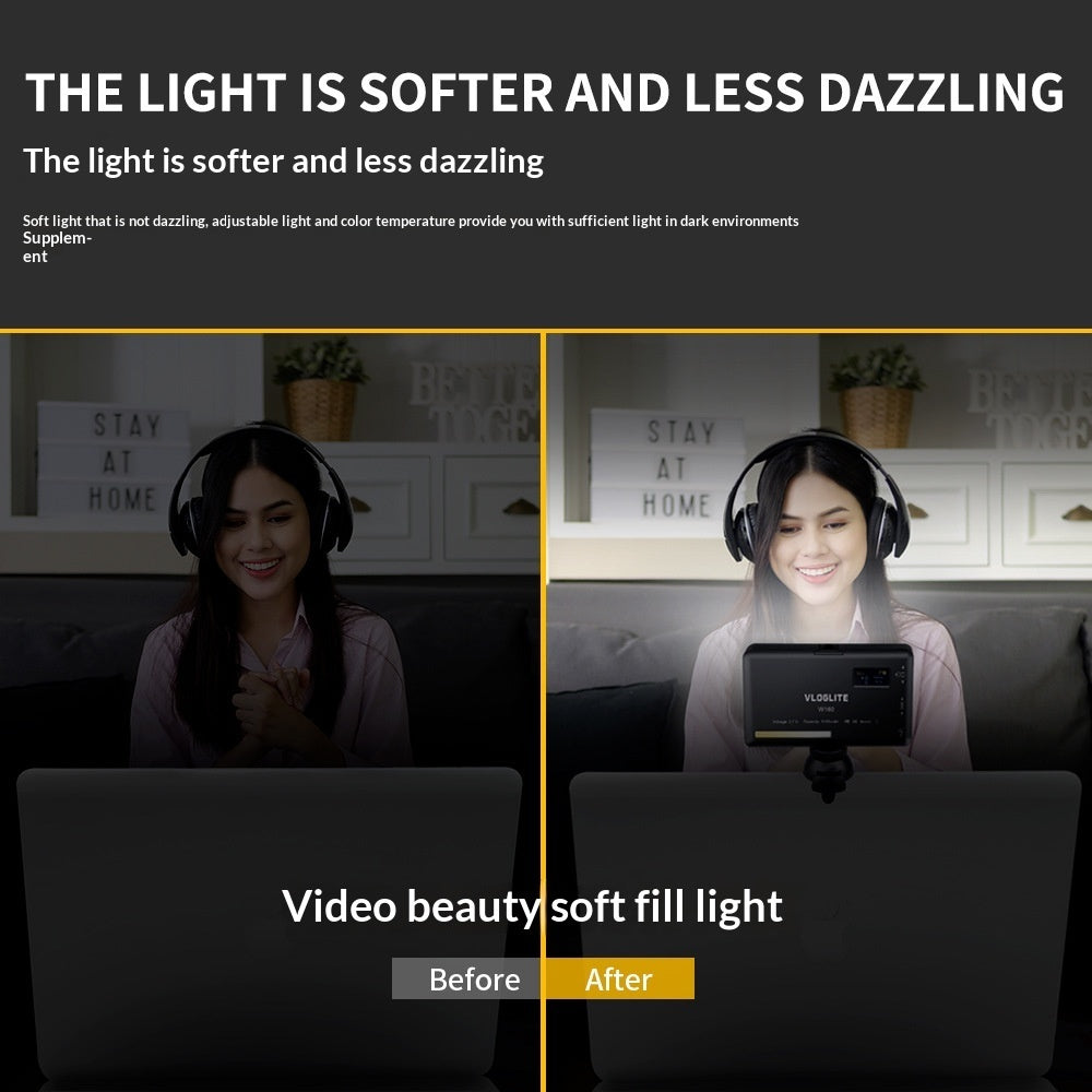 RGB Color Live-streaming LED Fill Light For Photography