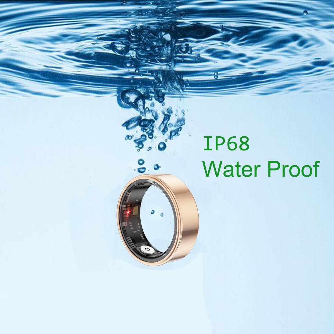 IP68 Fitness Smart Ring