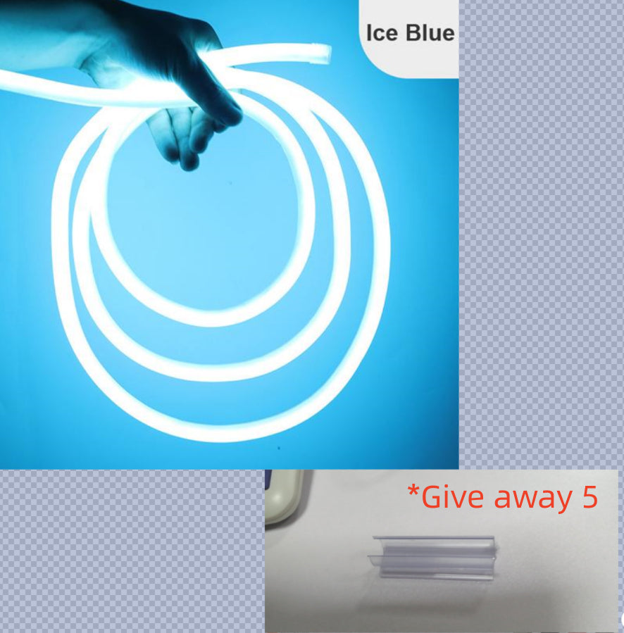 LED Round Light Strip Luminous Flexible Neon Light Decoration Waterproof