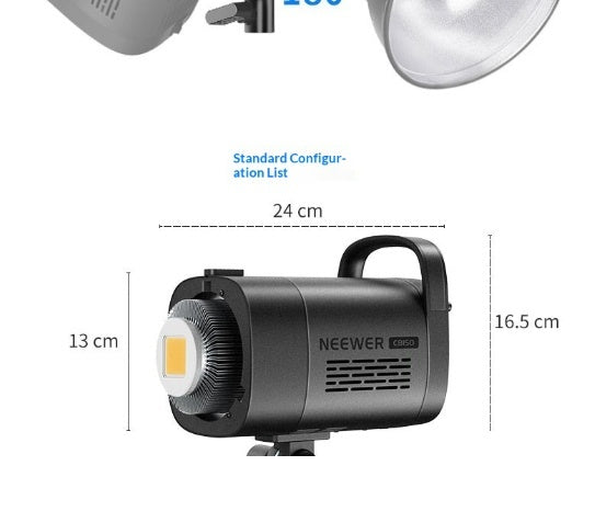 Studio LED Fill Light For Live Streaming Complete With A Softbox Bracket And Spotlights