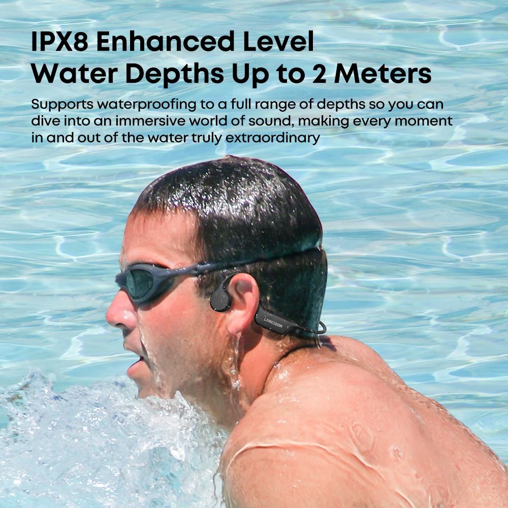 IPX8 Waterproof Swimming Bluetooth Headset